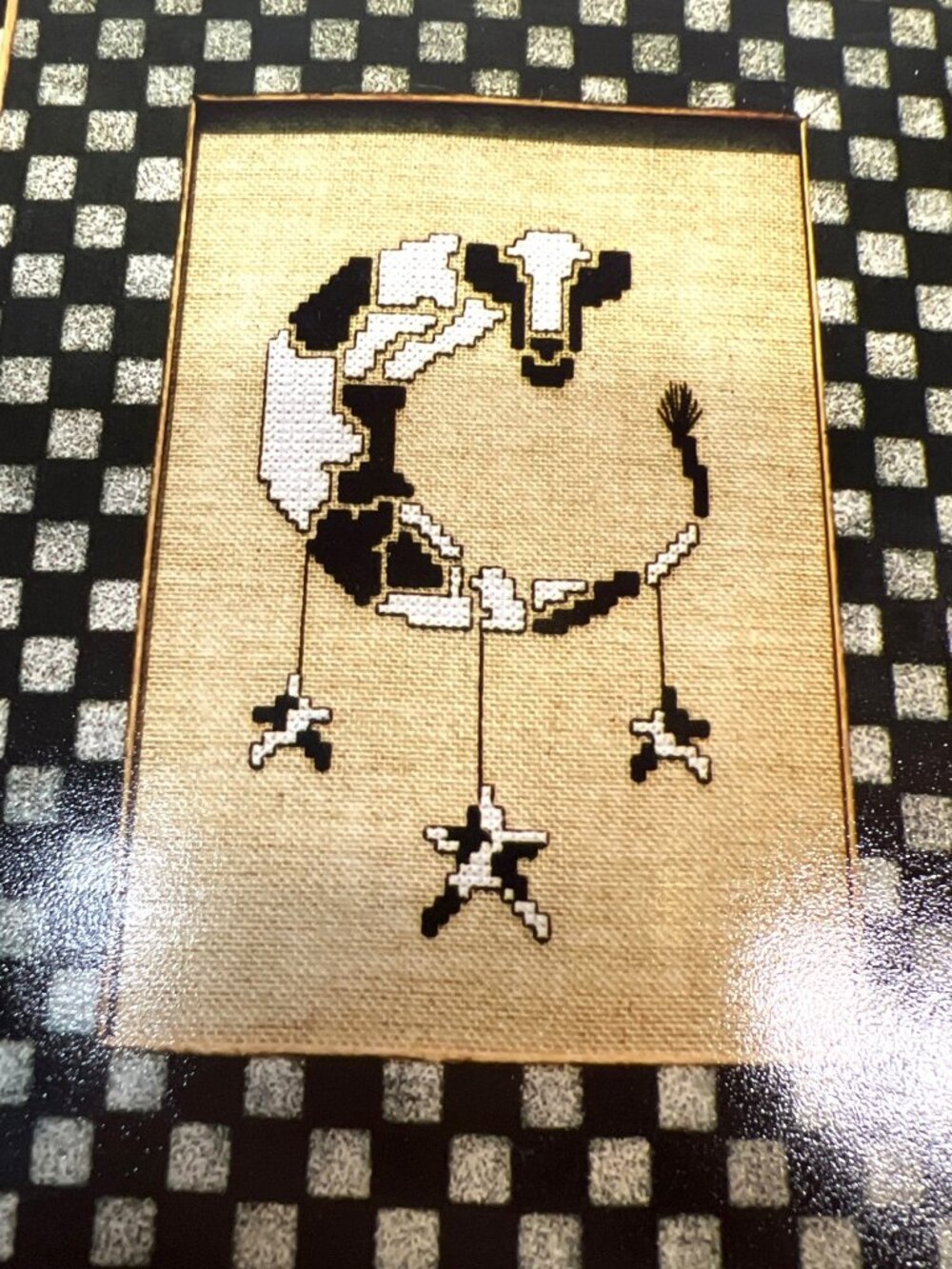 Cow Moon Cross Stitch Pattern By Ever So Little Design